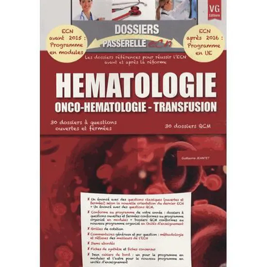 dossiers passerelle ecn hematologie