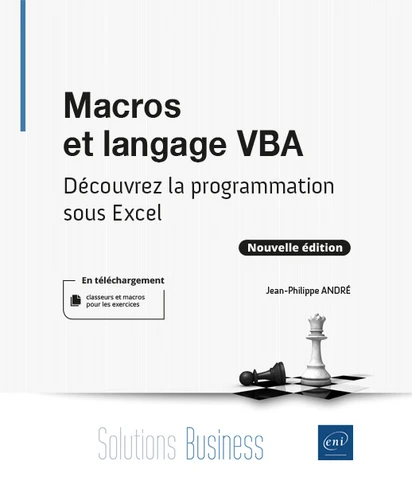 Macros Et Langage Vba Découvrez La Programmation Sous Excel Nouvelle édition Librairie De 7444