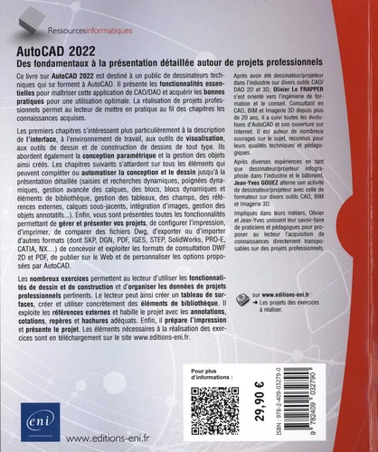 AutoCAD 2022 Des fondamentaux a la presentation detaillee autour de projets professionnels2