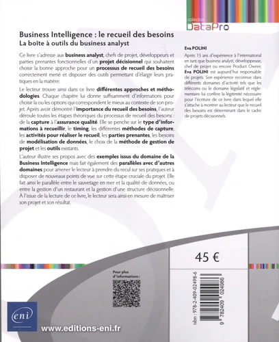 Business Intelligence le recueil des besoins La boite a outils du business analyst2