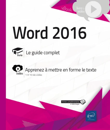 Word 2016 Complement video Apprenez a mettre en forme le texte