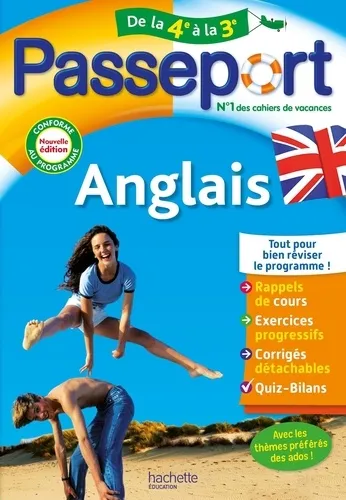 9782017148401 passeport anglais de la 4e a la 3e