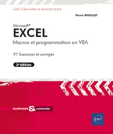 excel macros et programmation en vba 2e edition 9782409041761 L