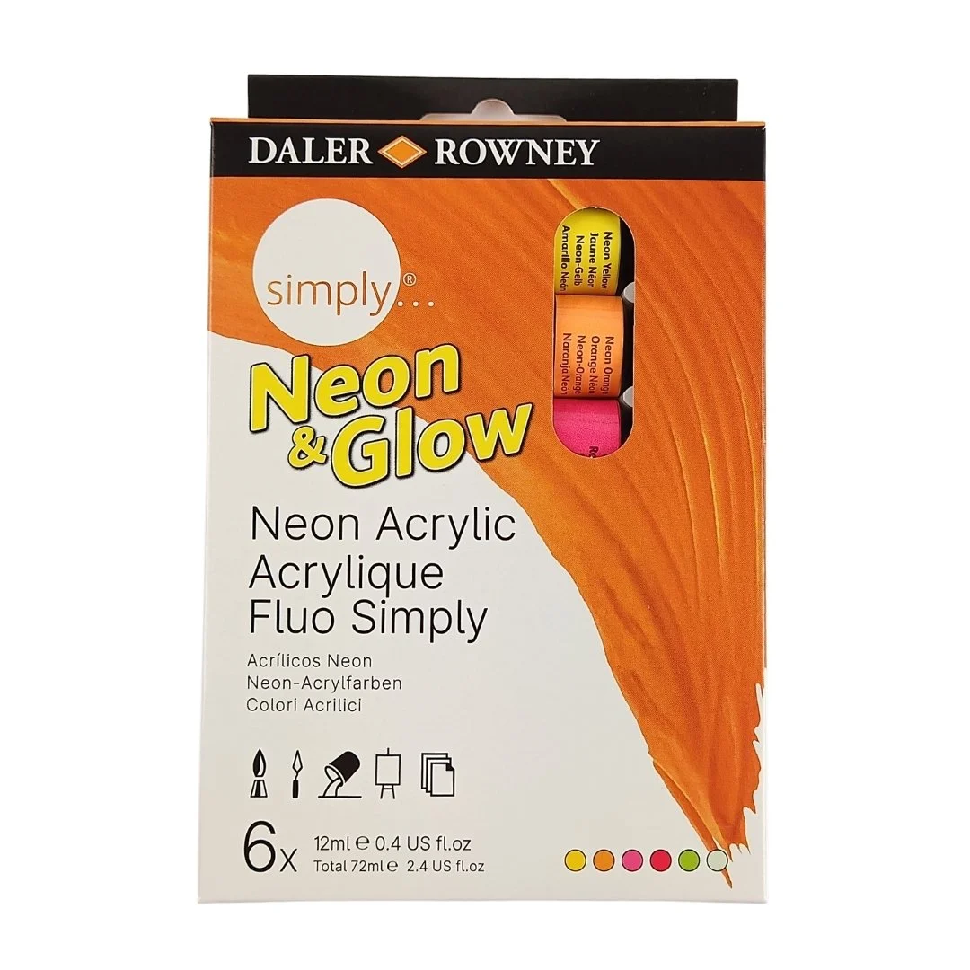 5011386103068 daler rowney neon akrilik boya seti 12ml 6 renk 4