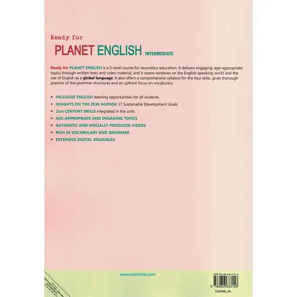 Ready for Planet English WB Intermediate verso