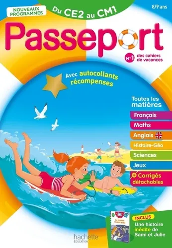 9782017222545 passeport toutes les matieres du ce2 au cm1