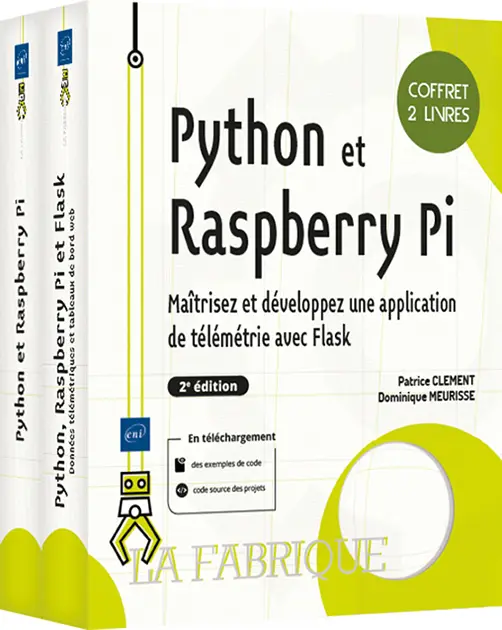 python et raspberry pi coffret de 2 livres maitrisez et developpez une application de telemetrie avec flask 2e edition 9782409034206 XL