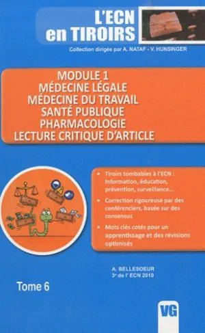 9782818301753 module medecine legale medecine travail sante publique pharmacologie lecture critique article g