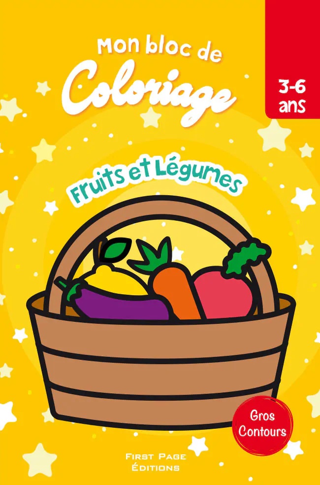 Mon Bloc coloriage Fruits Legumes