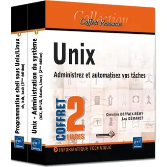 Unix Coffret de 2 livres