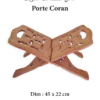 PORTE CORAN Acajou 45x22 1