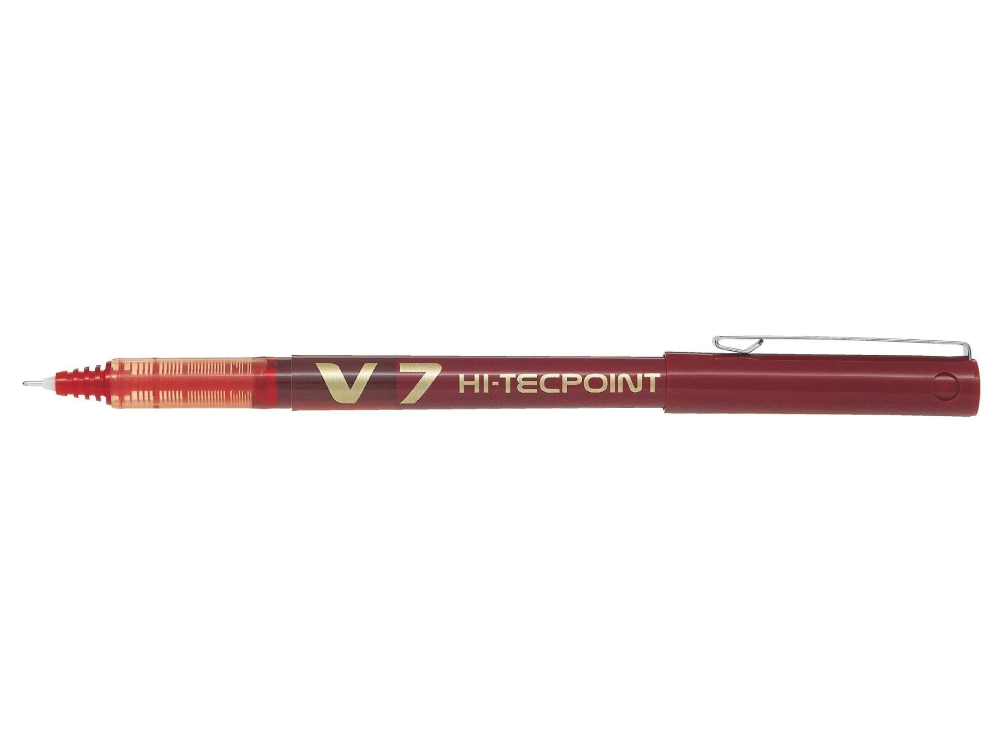Stylo roller - Rouge - V7 - Pointe moyenne - Pilot