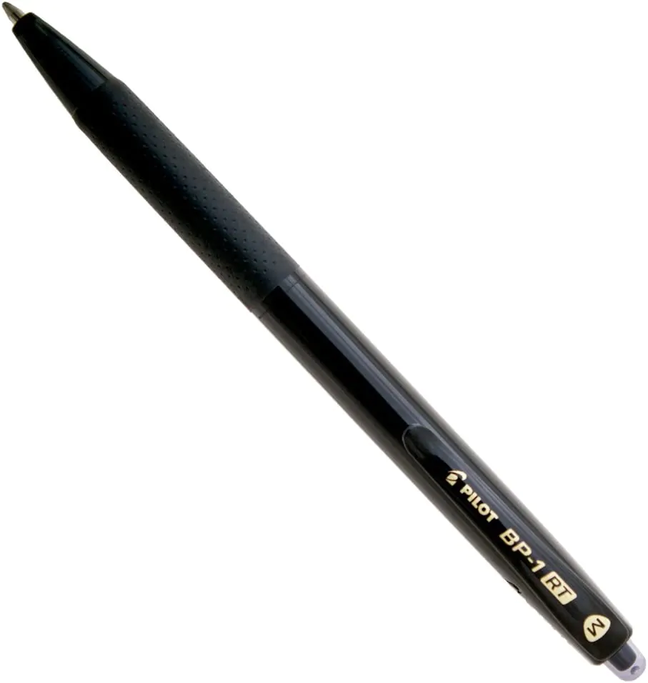 PILOT STYLO BILLE PILOT BP-1 RT POINTE MOYENNE NOIRE