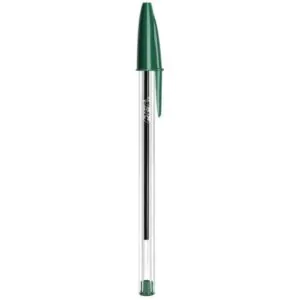 STYLO BIC VERT A BILLE CRISTAL MEDIUM