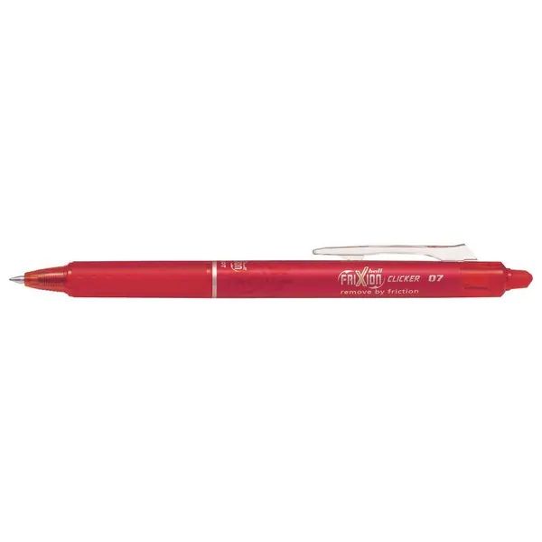 stylo roller frixion clicker rouge pilot