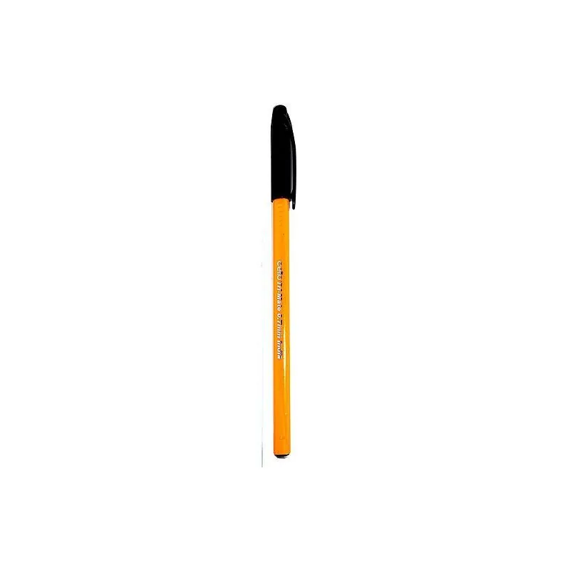 stylo tri mate orange noir cello 1008291 07mm