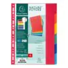 Lot de 6 intercalaires A4 - Nature Future - Carton - Exacompta