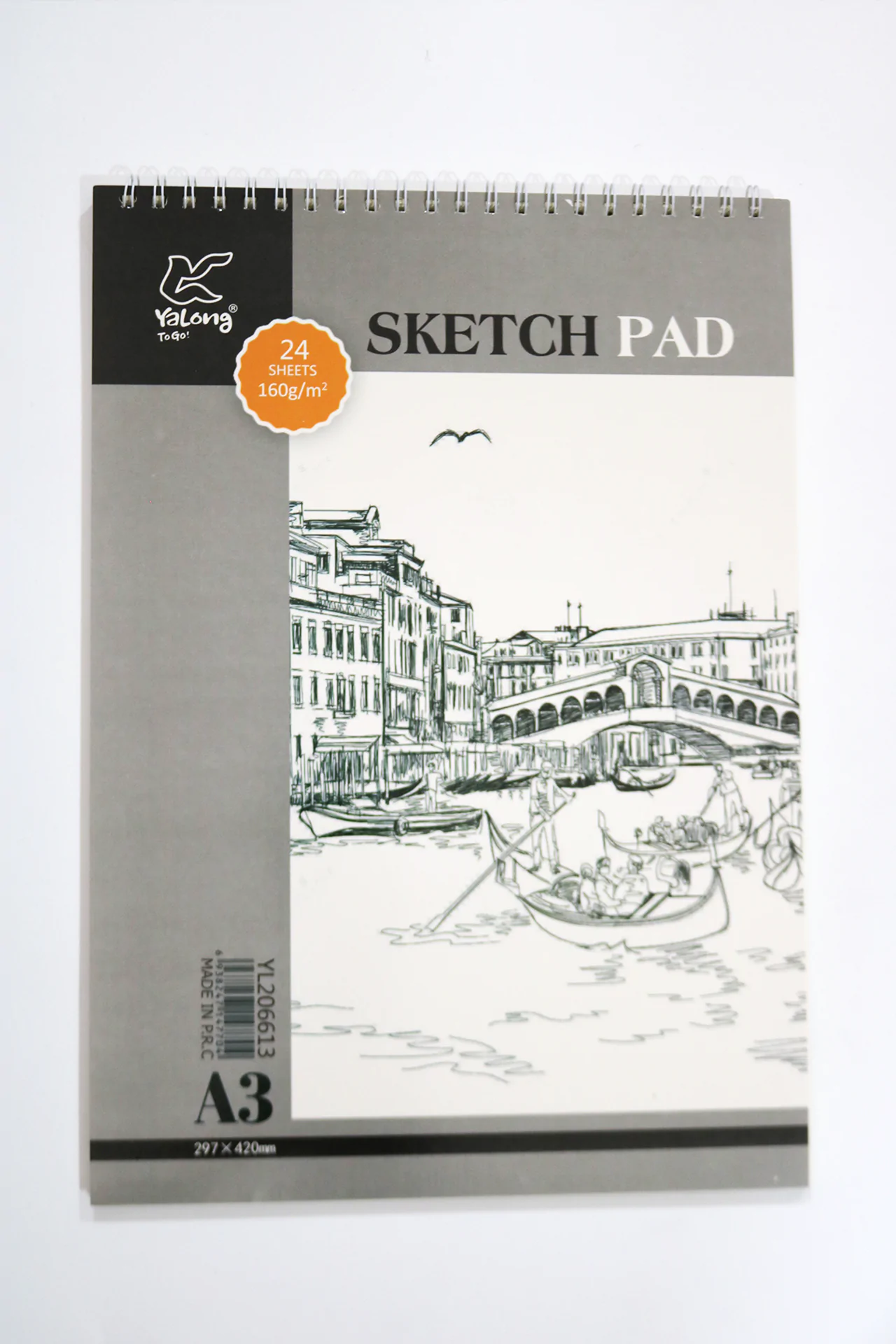 Bloc dessin A3 spirale sketchpad 160g