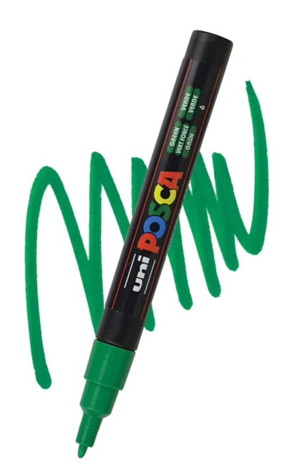 MARQUEUR PEINTURE POSCA 3M VERT 0.9