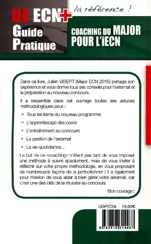Coaching du major pour l'iECN - UE ECN+ Guide pratique - VERNAZOBRES-GREGO